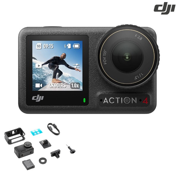 DJI Osmo Action 4 오즈모/오스모 액션4 스탠다드 콤보 액션캠 카메,드론,카메라